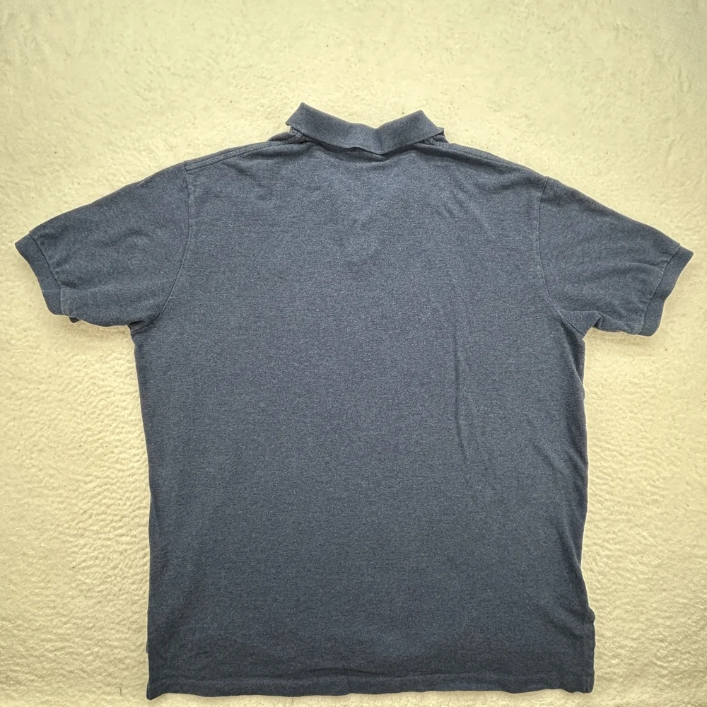 Polo Ralph Lauren Shirt Mens 2XL Blue Short Sleeve Classic Fit Polo Embroidered